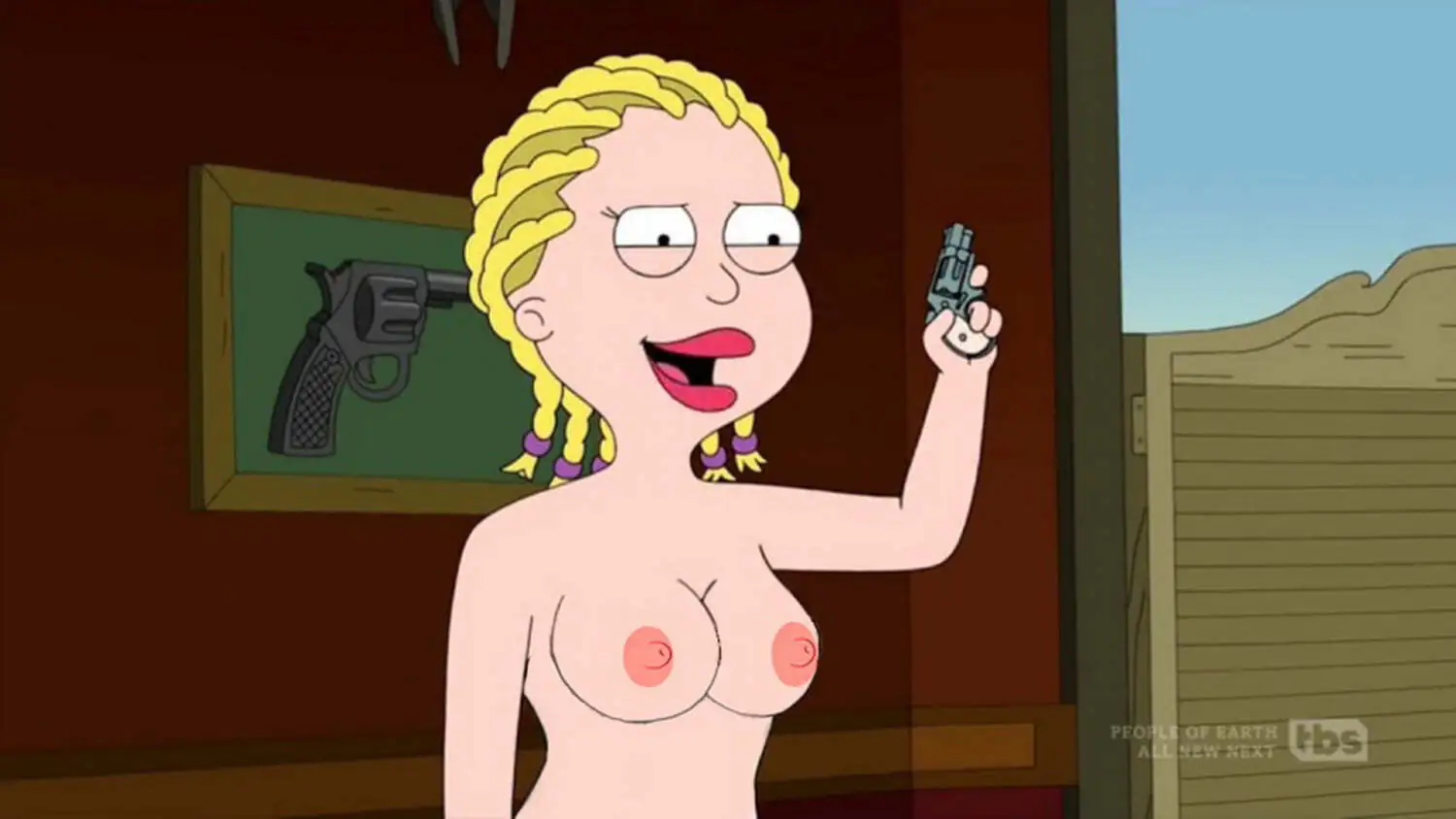 Francine Smith Lips Nipples Tits Blonde