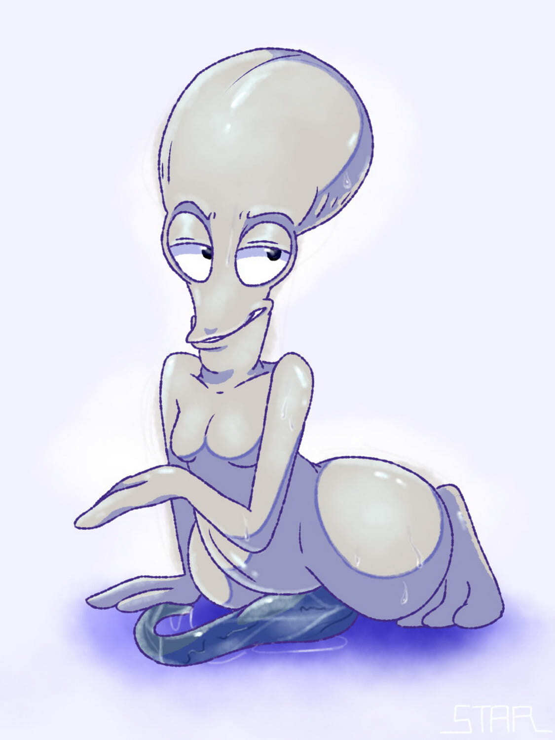 Roger Smith Alien Penis Wet