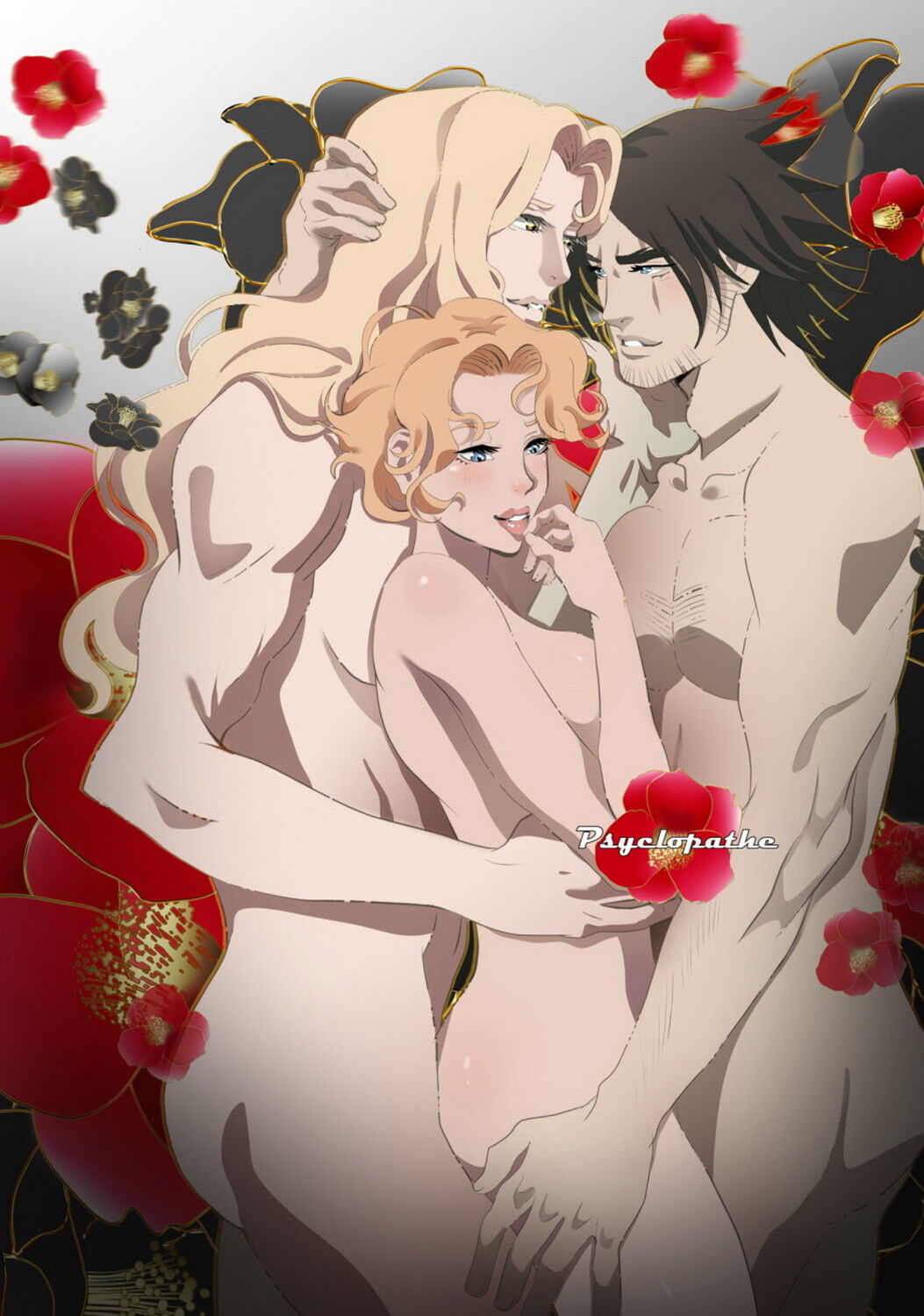 Alucard and Sypha Belnades Threesome Mmf Threesome