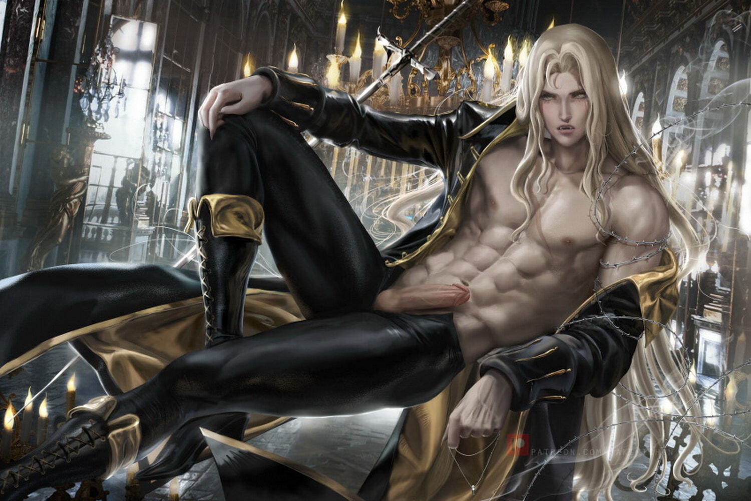 Alucard Topless Penis Nipples