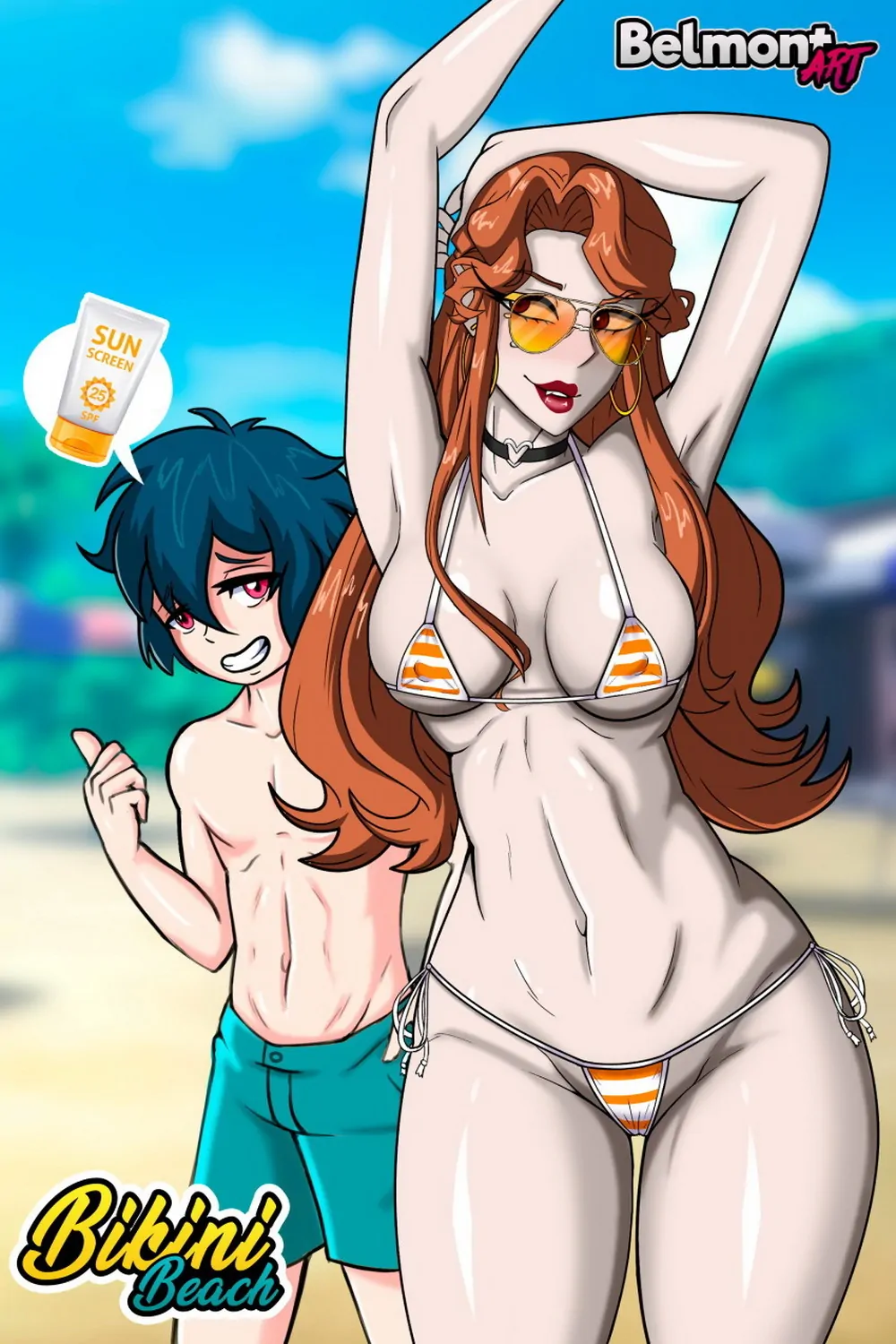 Lenore and Rule 34 Tits Nipples Swimsuit
