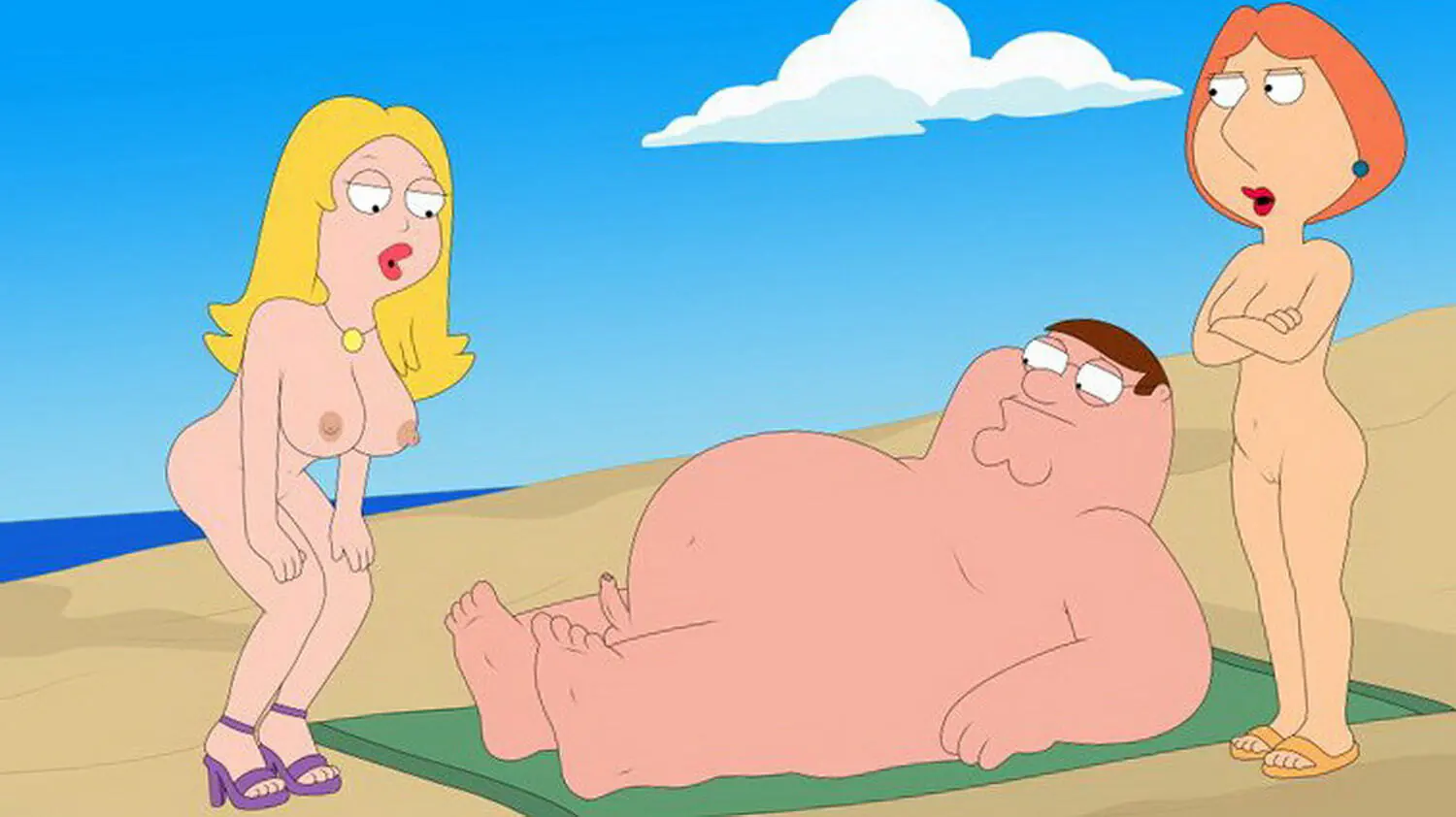 Francine Smith and Peter Griffin Hentai Rule 34
