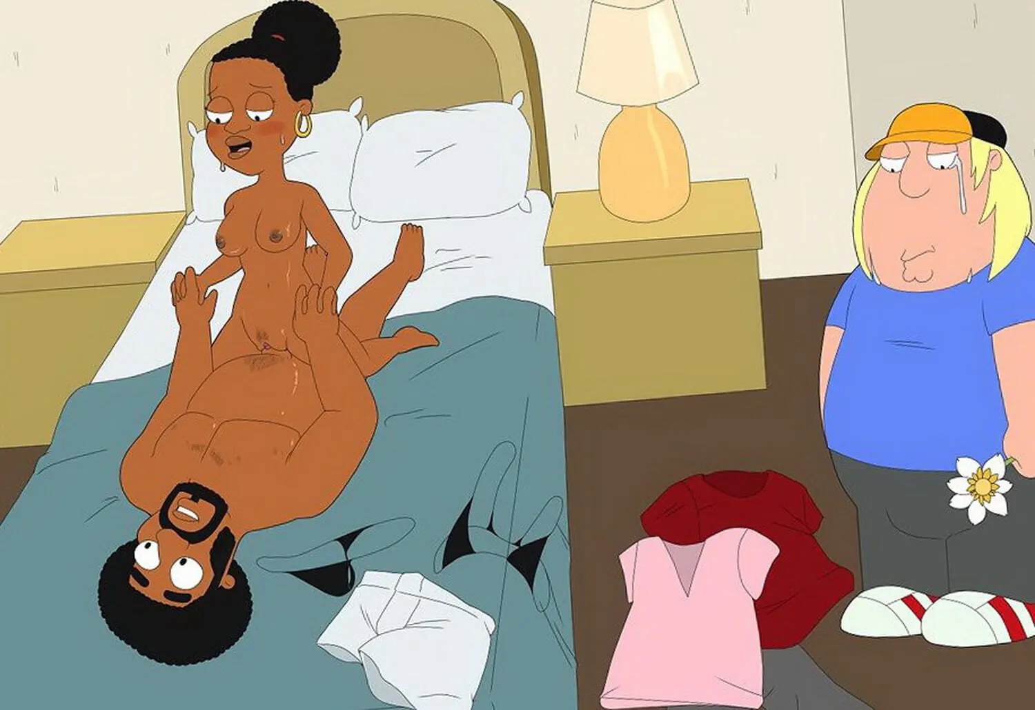 Chris Griffin Cowgirl Panties Dark Skinned Female Dark Skin Tits