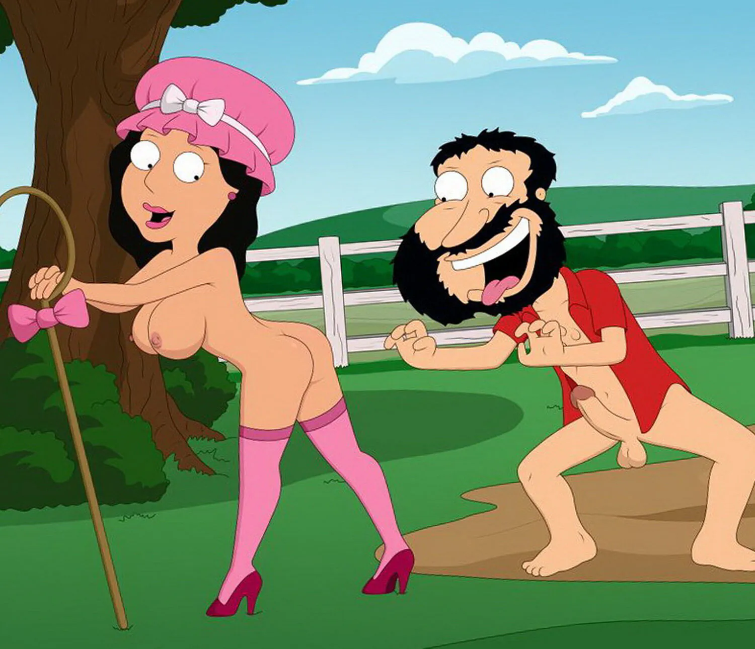 Glenn Quagmire Tits Heels Penis Nipples Big Breast Facial Hair