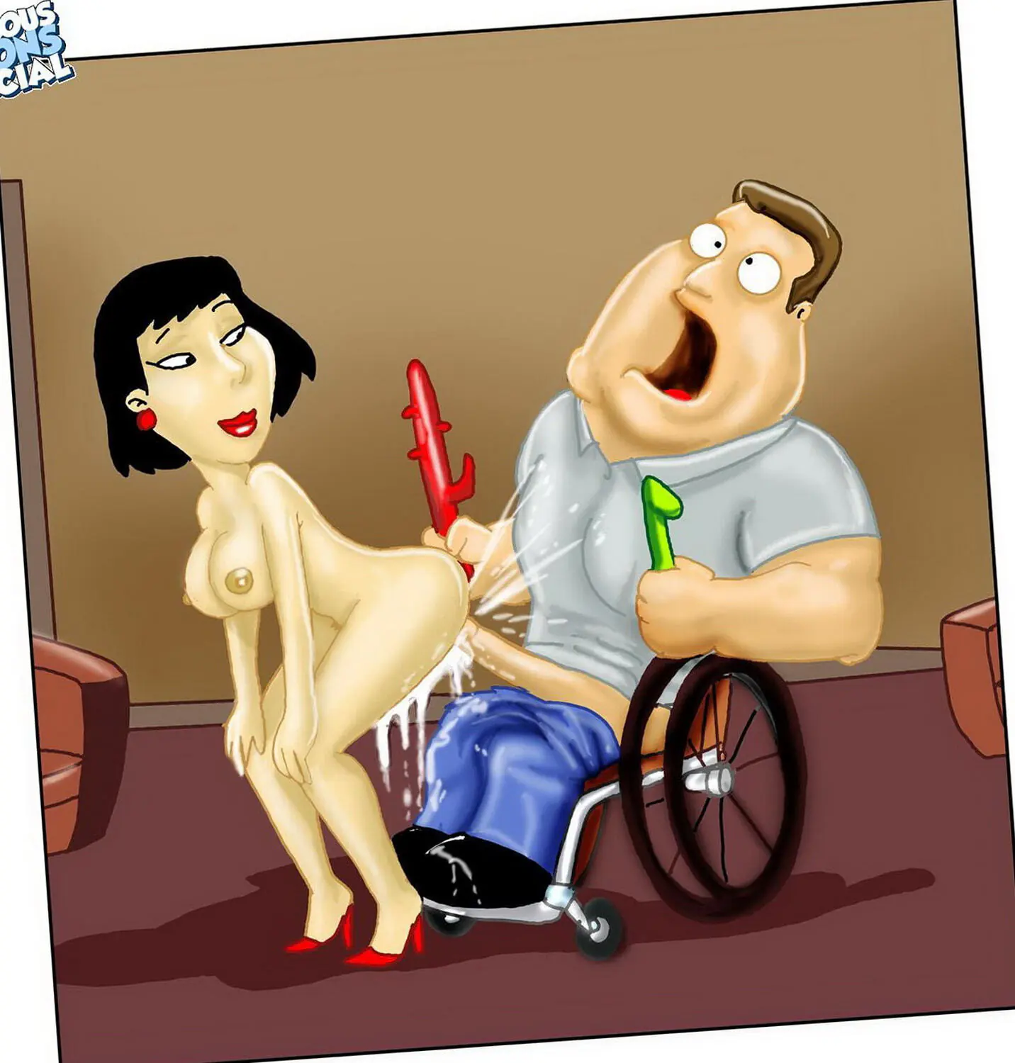 Joe Swanson from Family Guy Hentai Rule 34