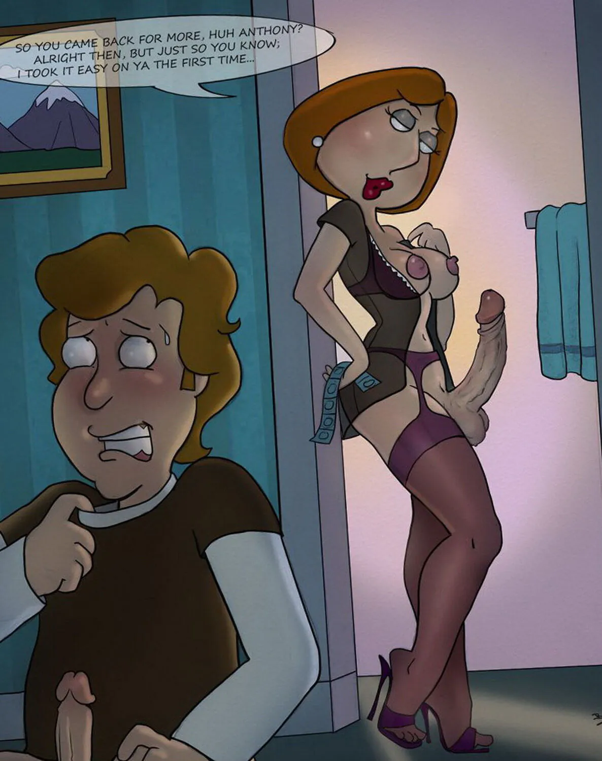 Lois Griffin Curvy Penis Pink Nipples Nude Nipples Erect Nipples