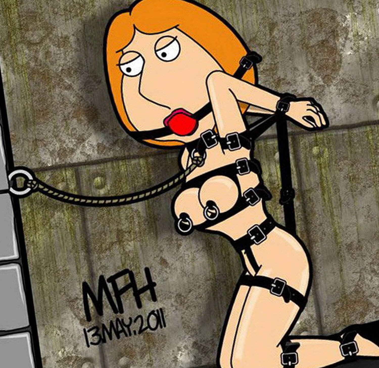 1500px x 1457px - Lois Griffin Nipple Piercing Tits Bondage Gagged Female Only > Your Cartoon  Porn