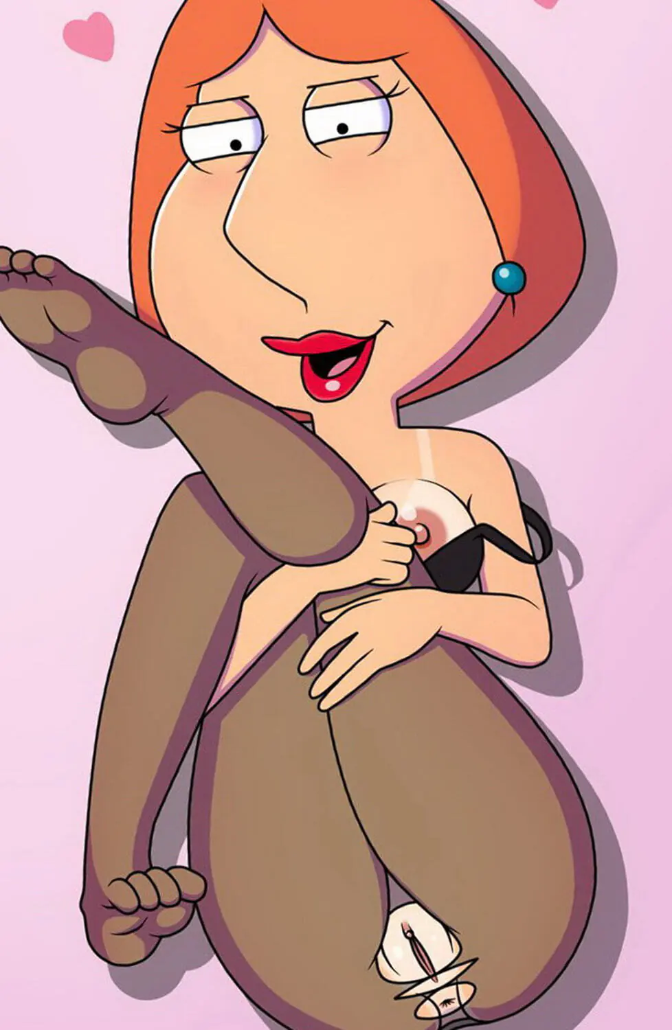 Lois Griffin Solo Legs Up Pussy