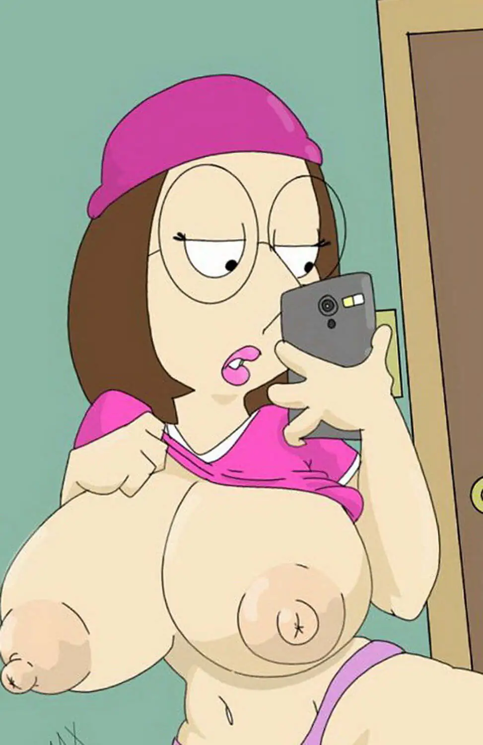Meg Griffin Big Breast Tits Selfie Nipples Panties