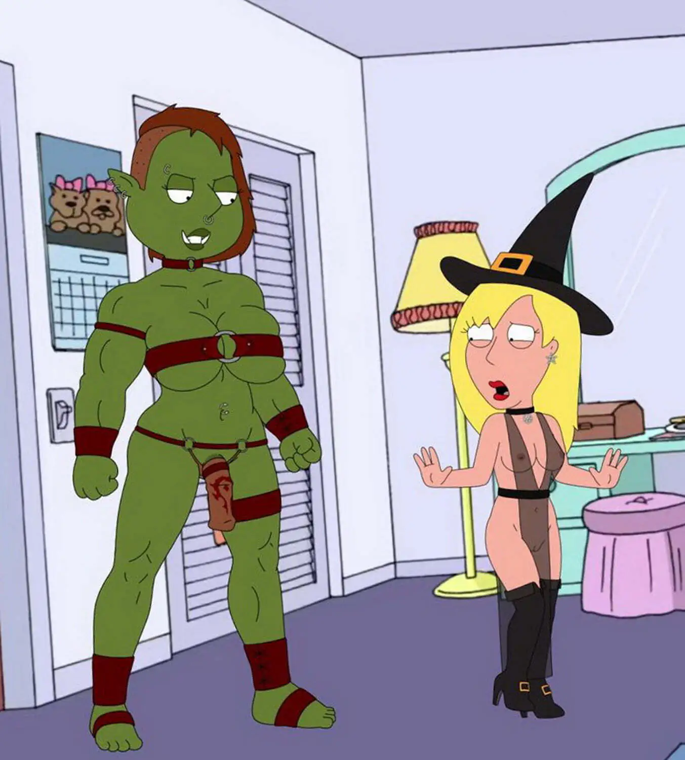 Meg Griffin Heels Pussy Nipples Naked Penis Muscular Futanari Tits