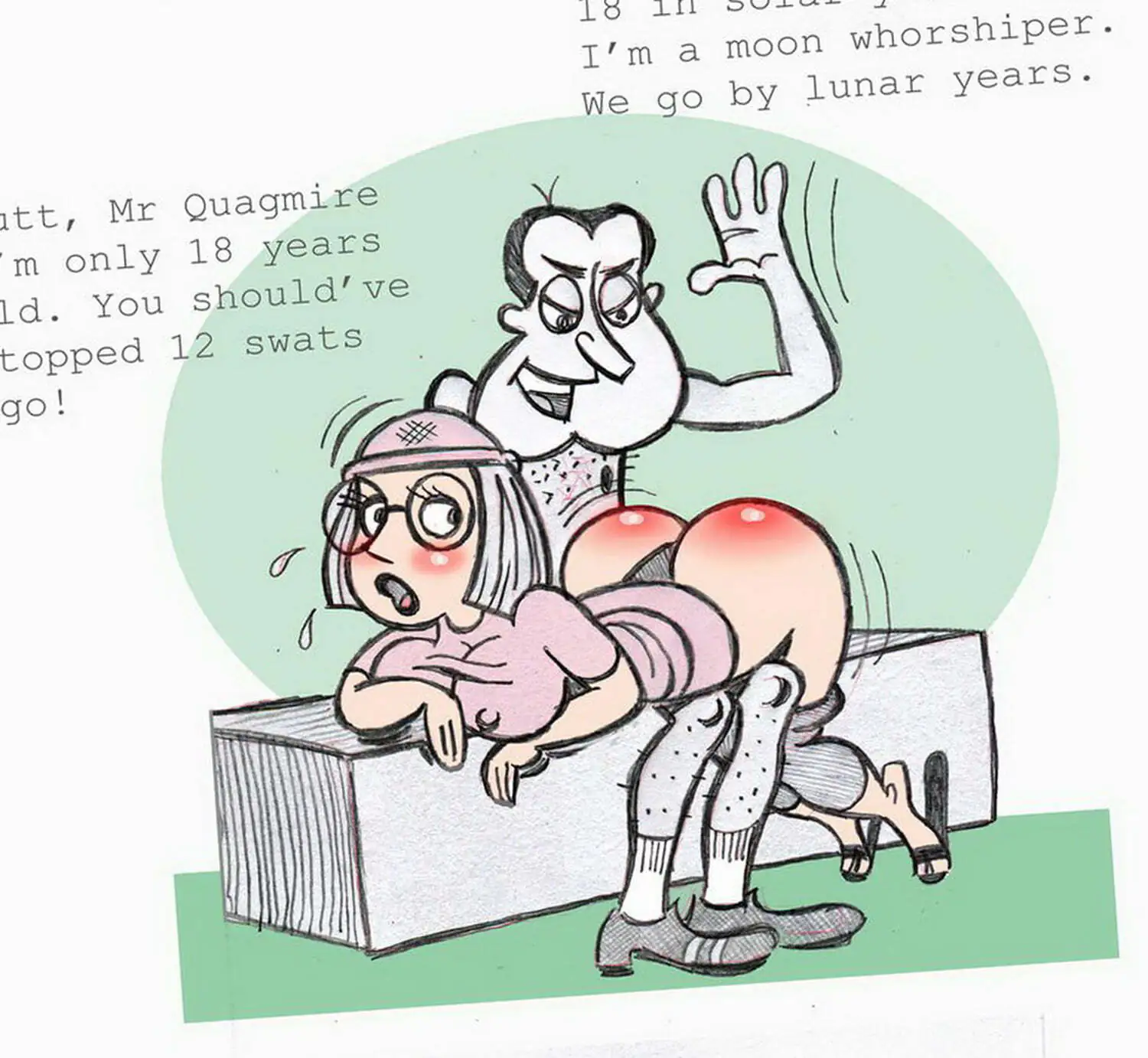 Glenn Quagmire Spanking