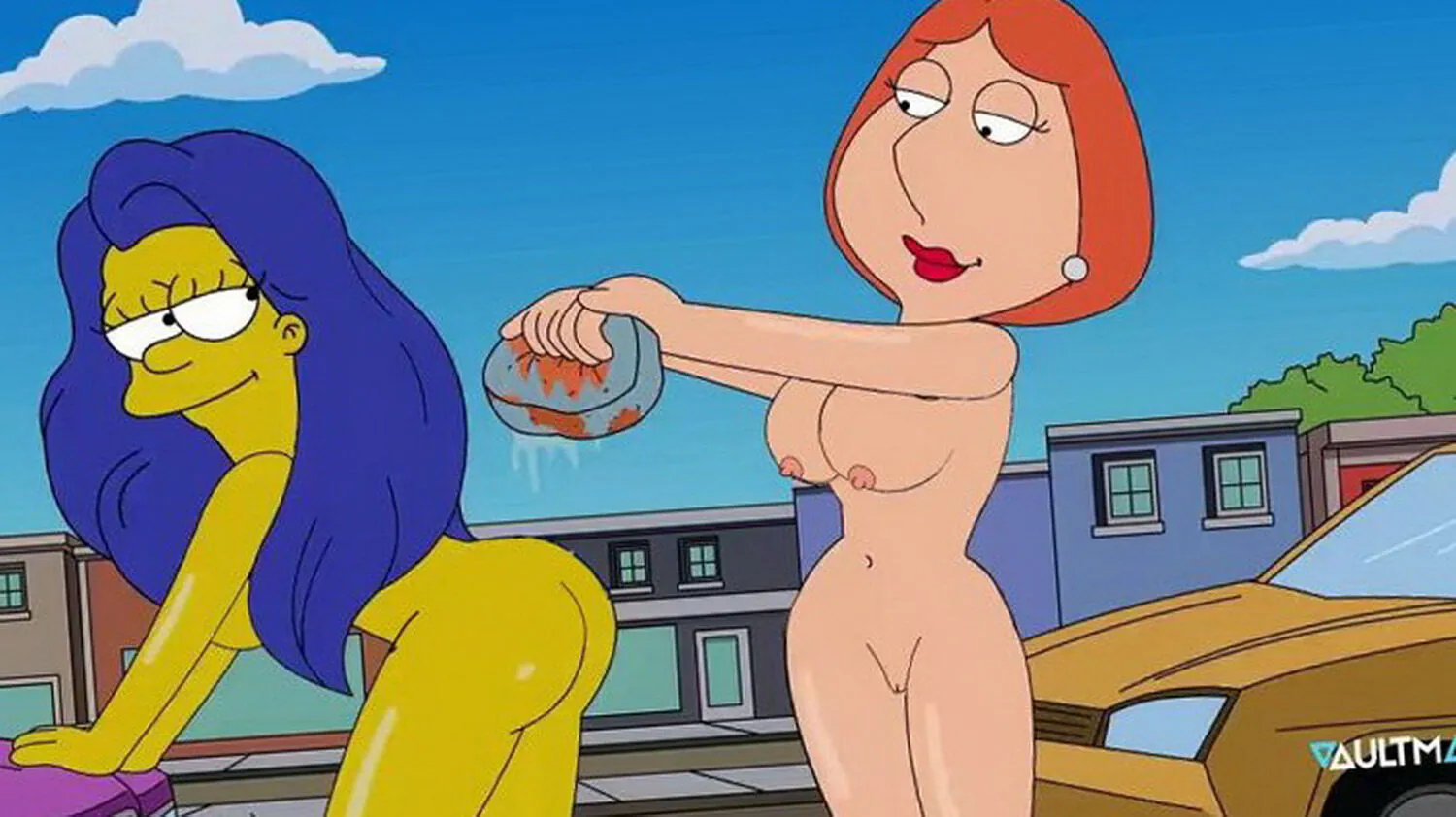 Marge Simpson Posing