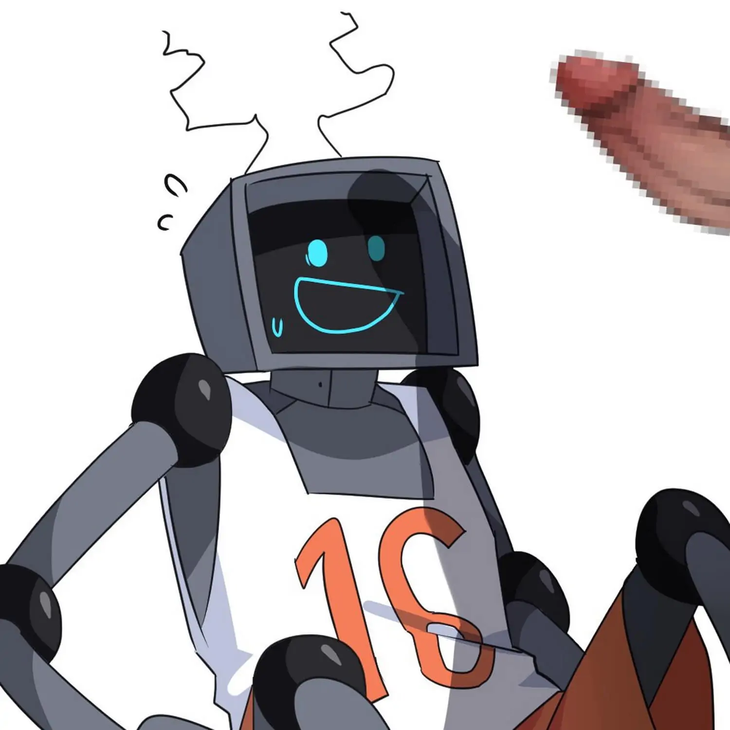 Hex (FNF) Cock Cock Shock Gay Penis