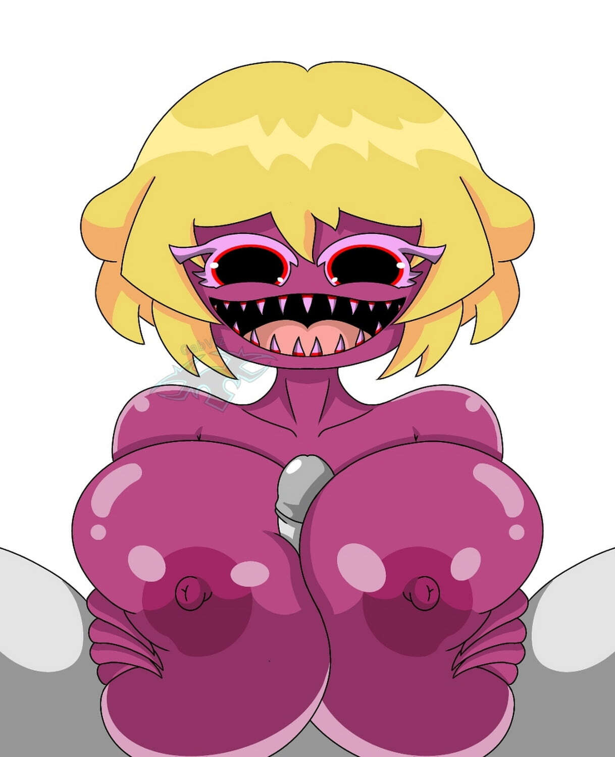 Big Demon Boobs - Monster (FNF) and Lemon Demon Tits Blonde Big Breast > Your Cartoon Porn