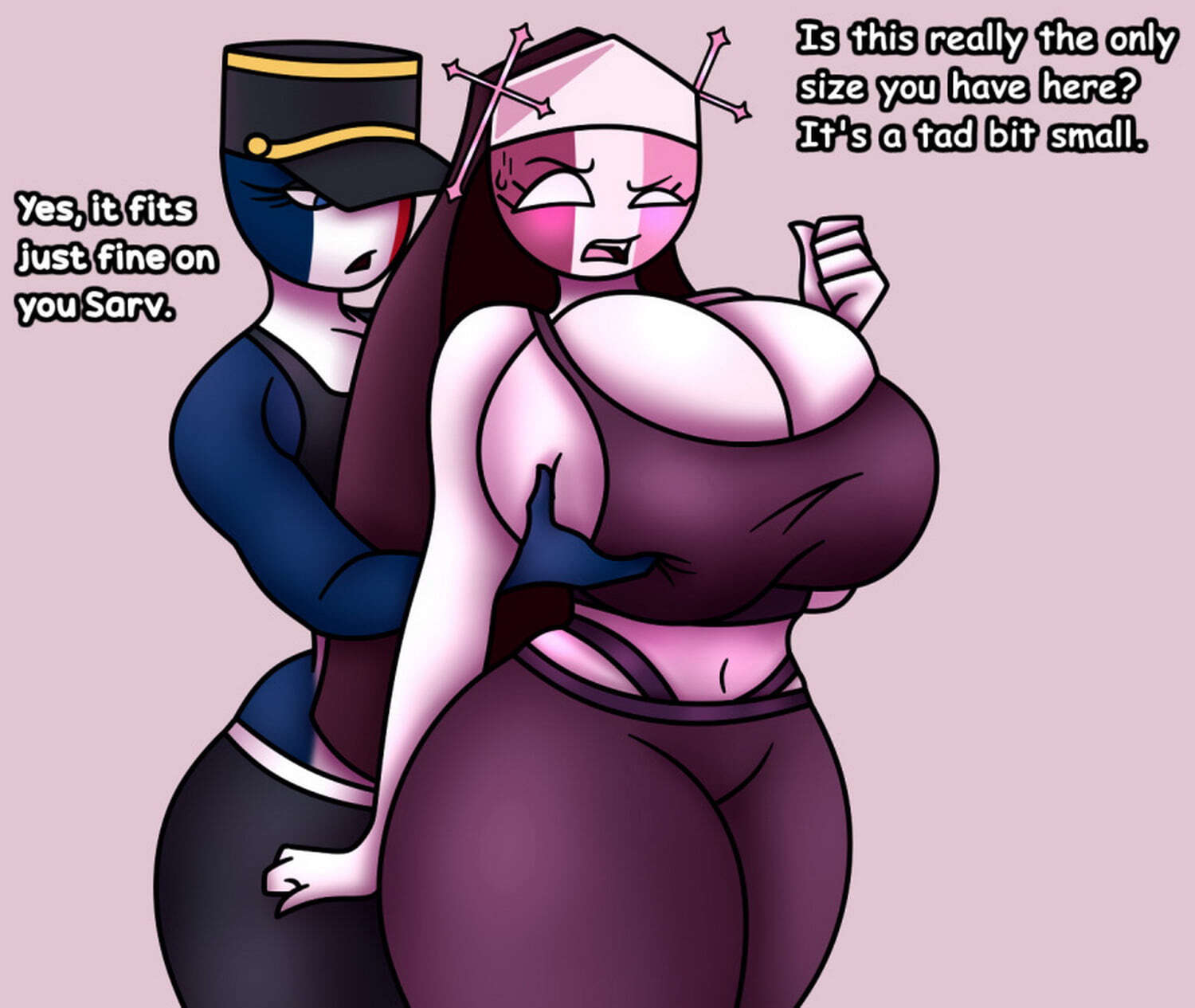 Sarvente Big Breast Female Only Lesbian Breast Groping > Your Cartoon Porn