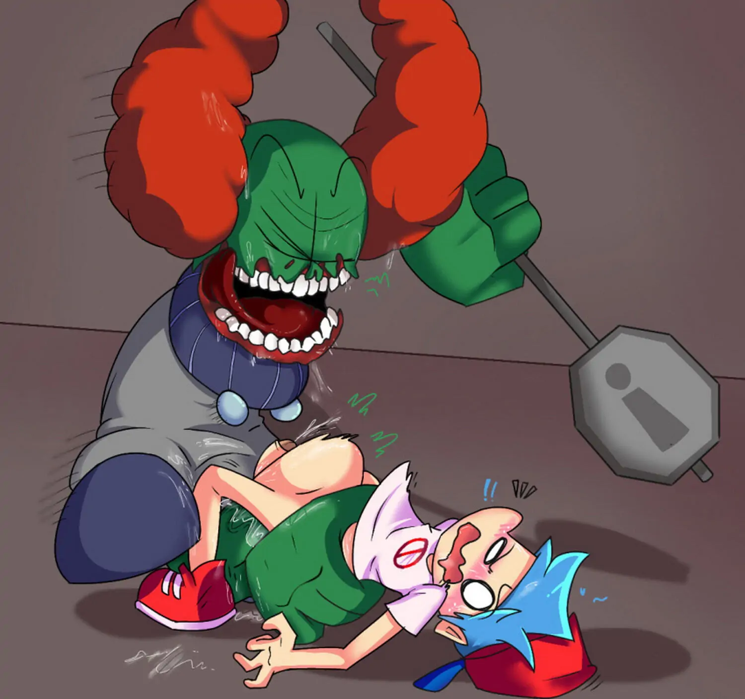 Tricky The Clown and Boyfriend (Fnf) Gay