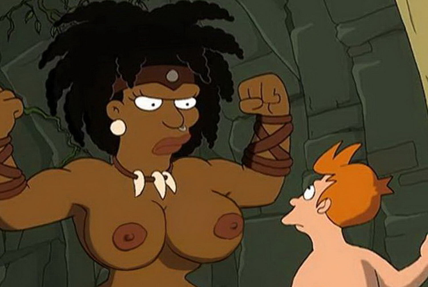 Amazonian and Philip J Fry Dark Skinned Female Tits Dark Skin