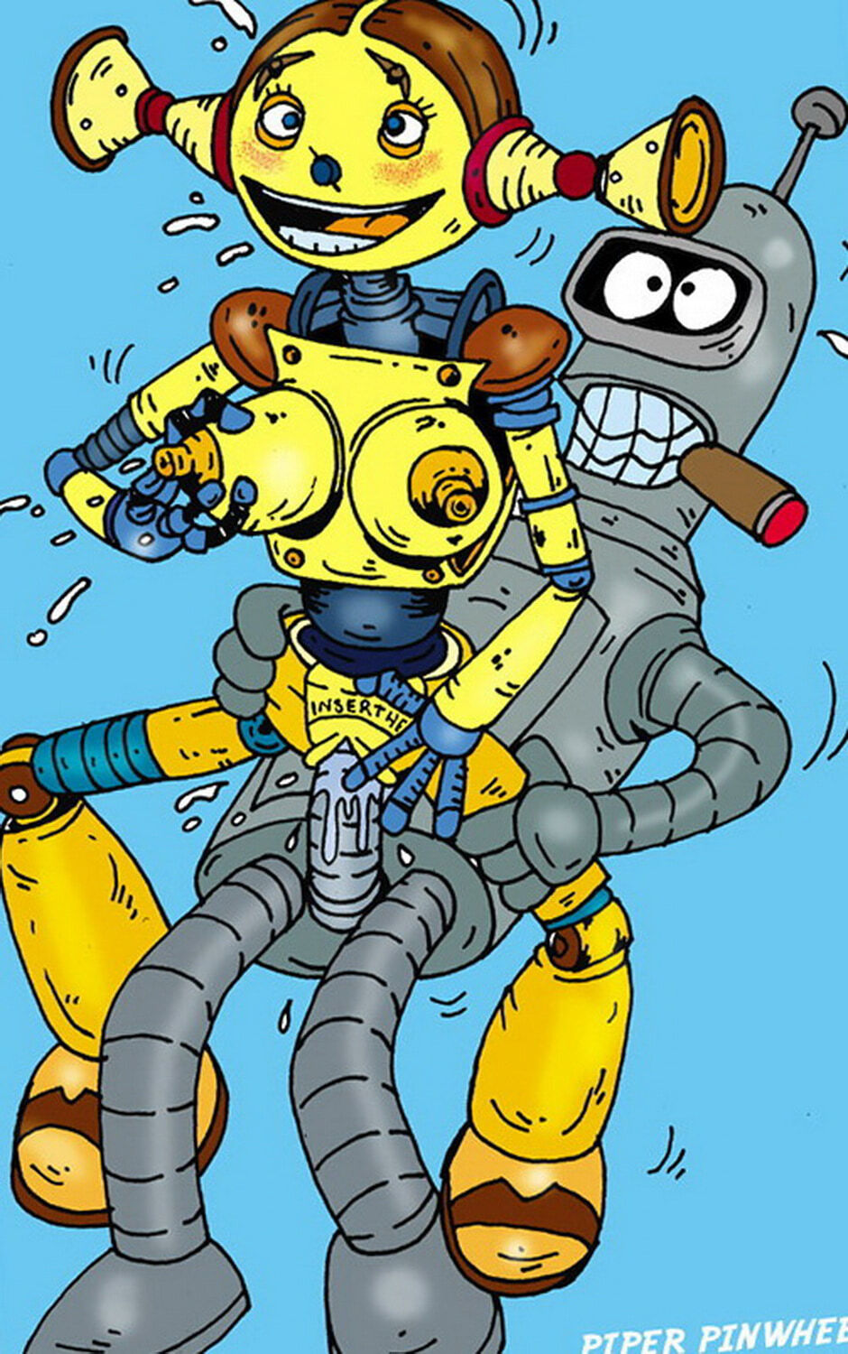 Bender Bending Rodriguez Reverse Cowgirl