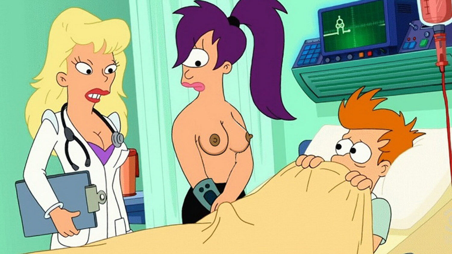 Dr. Lauren Cahill and Turanga Leela XXX Hentai