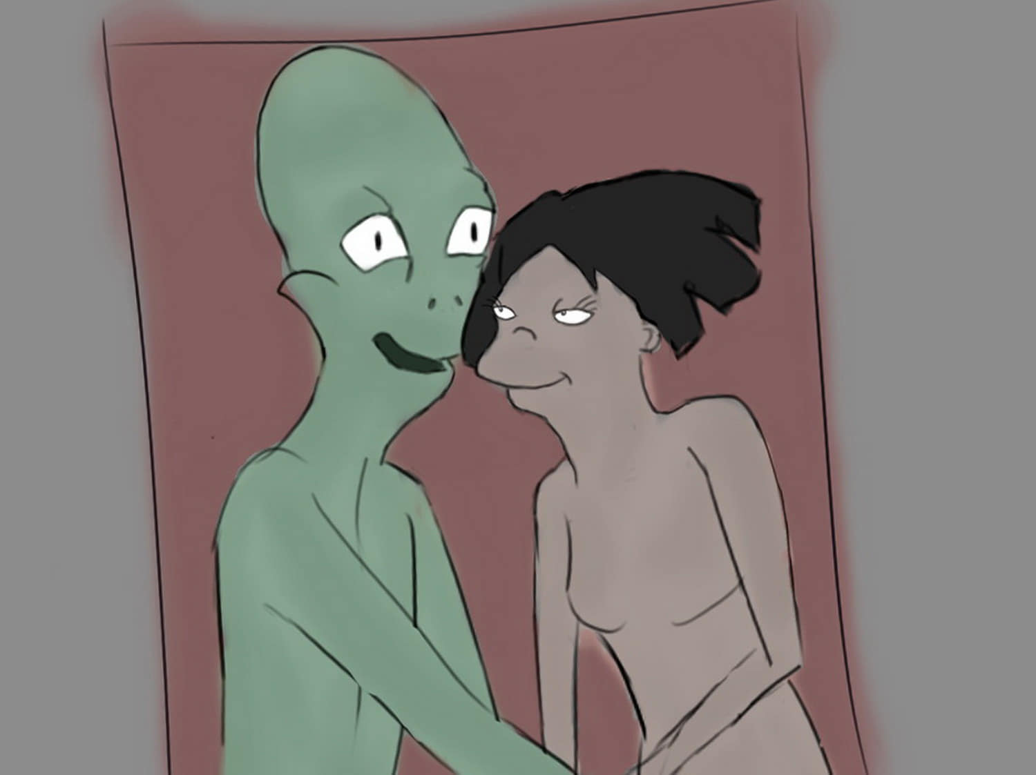 Kif Kroker and Amy Wong Hentai XXX