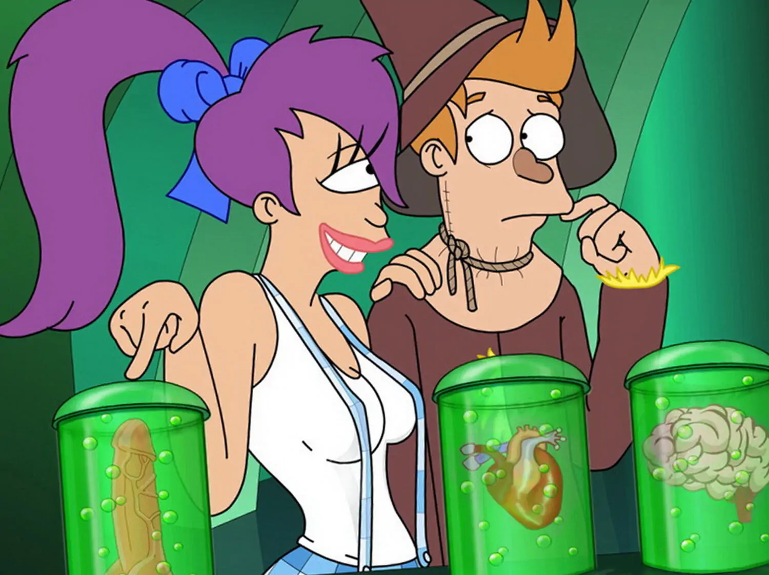 Philip J Fry and Turanga Leela Hentai XXX Pics