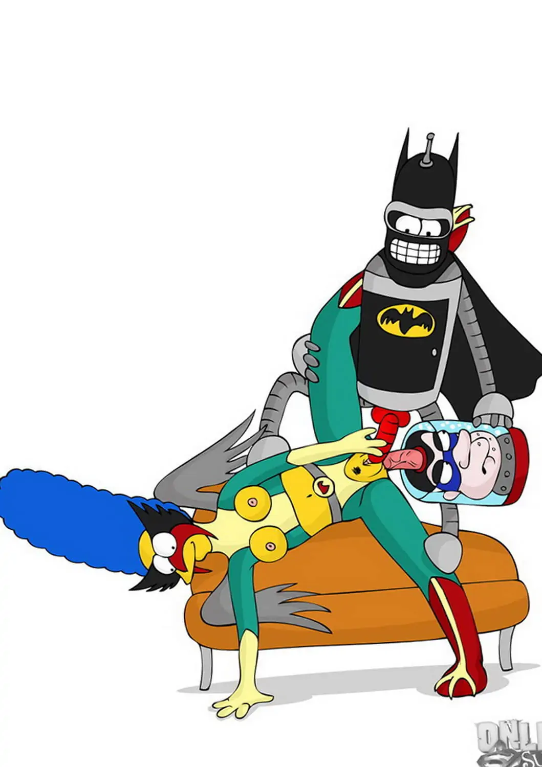 Richard Nixon and Marge Simpson Tits