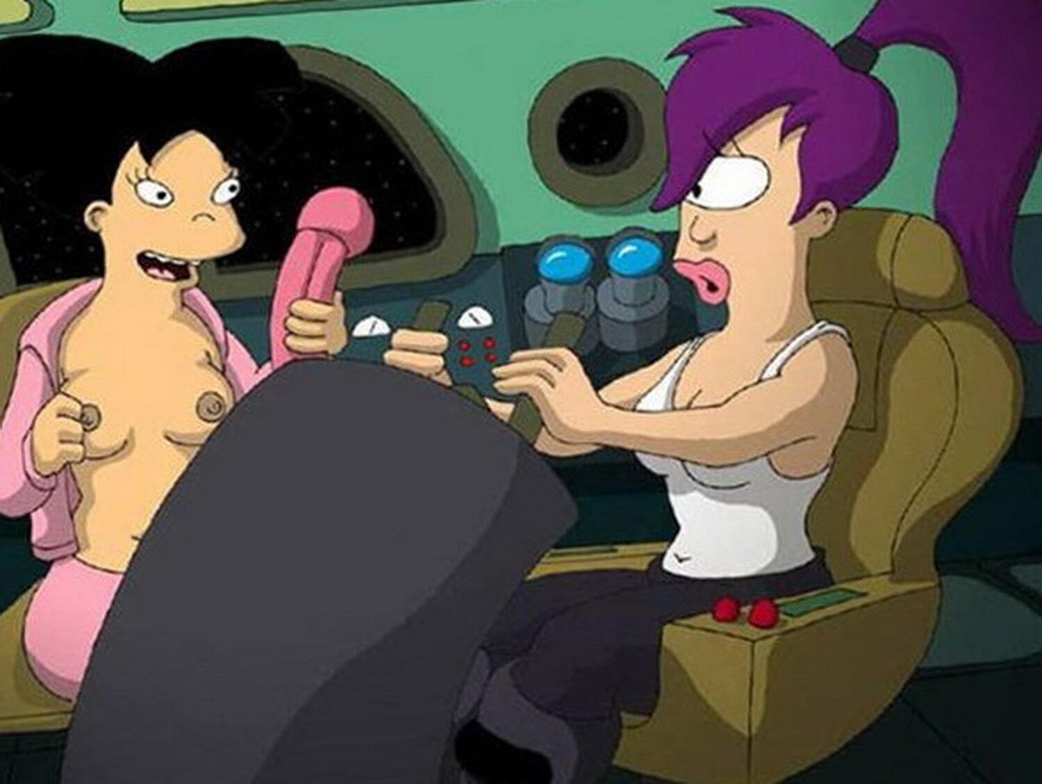 Turanga Leela and Amy Wong Female Only Toon