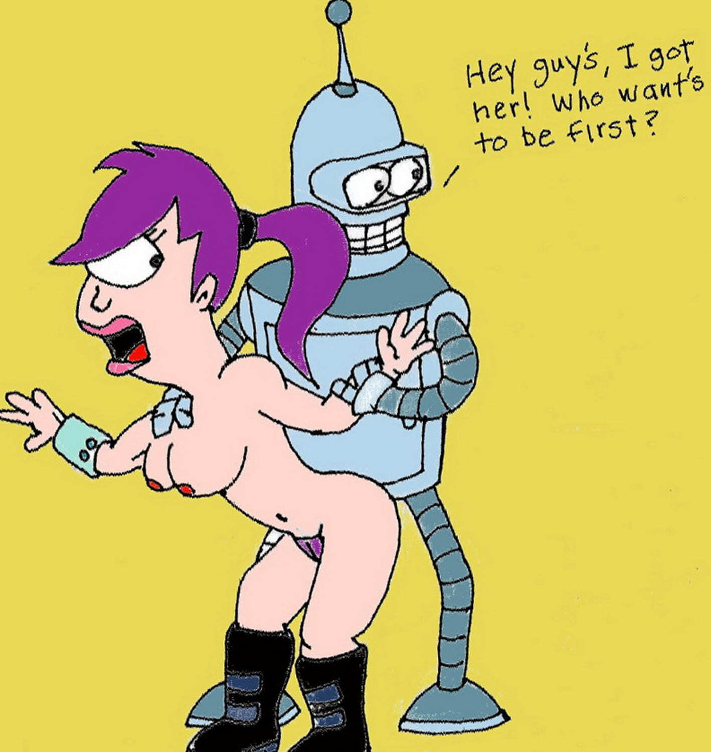 Turanga Leela and Bender Bending Rodriguez Tits Erotic