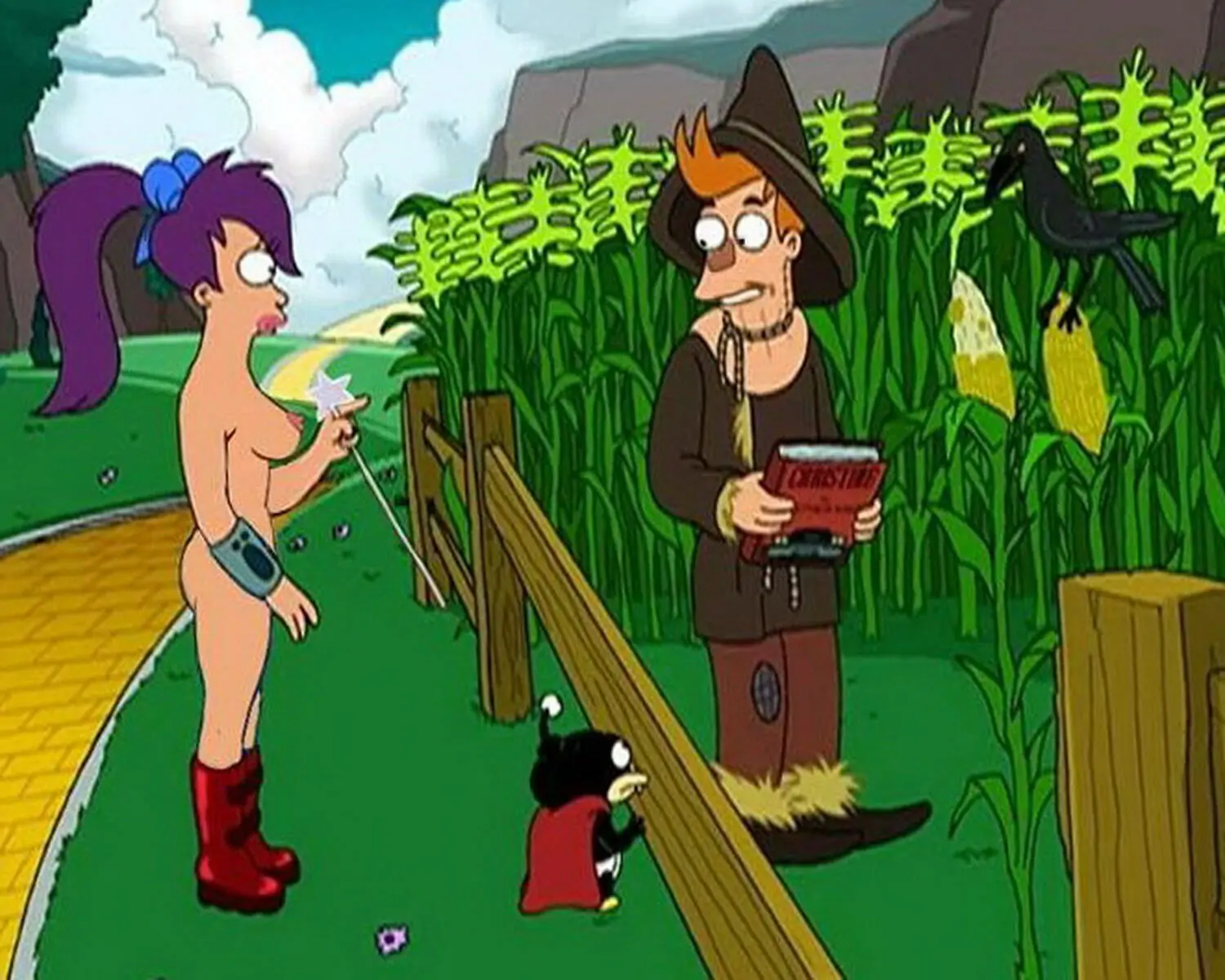 Turanga Leela and Nibbler Hentai XXX Natural