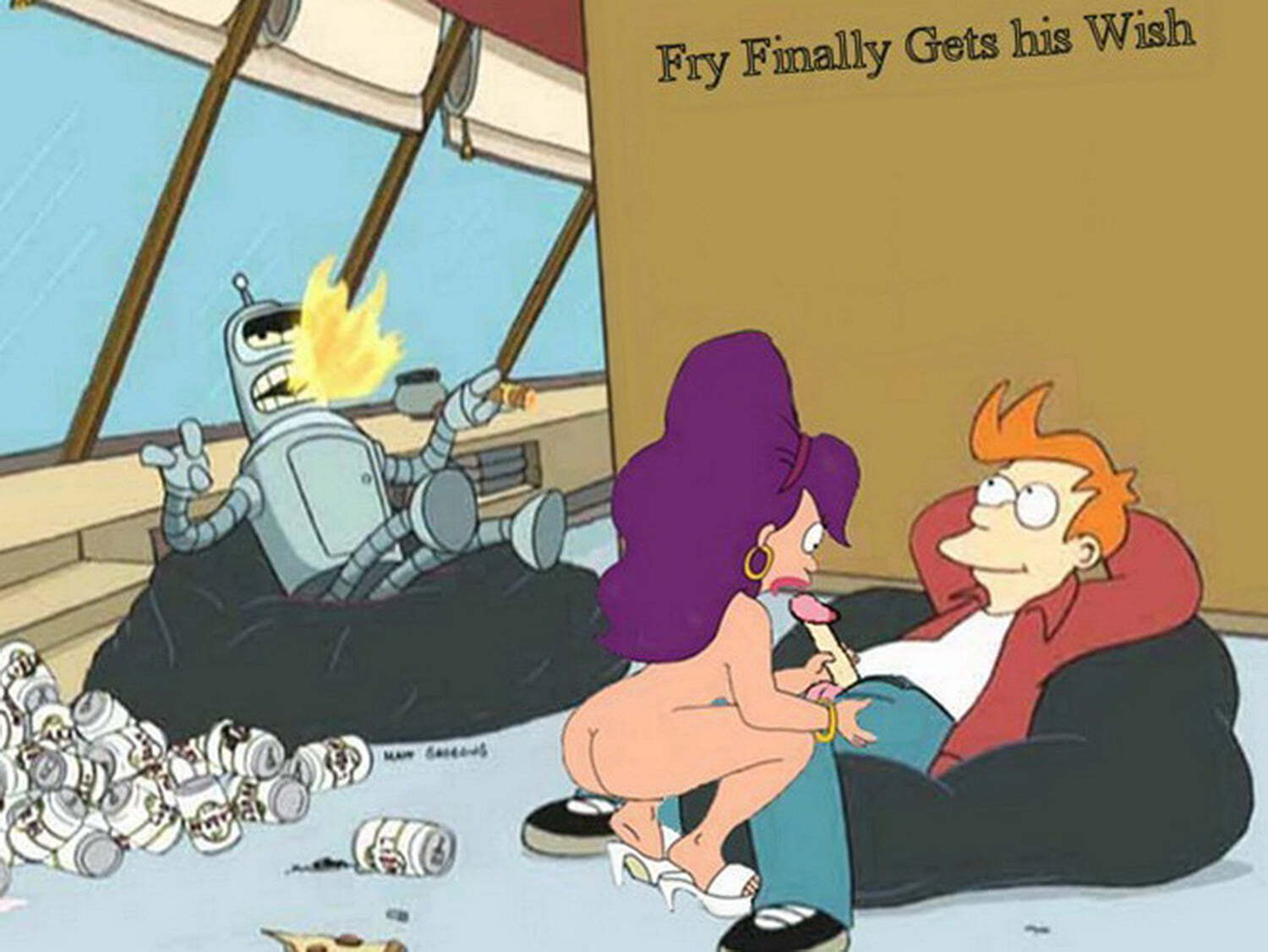 Turanga Leela and Philip J Fry Tits Nude