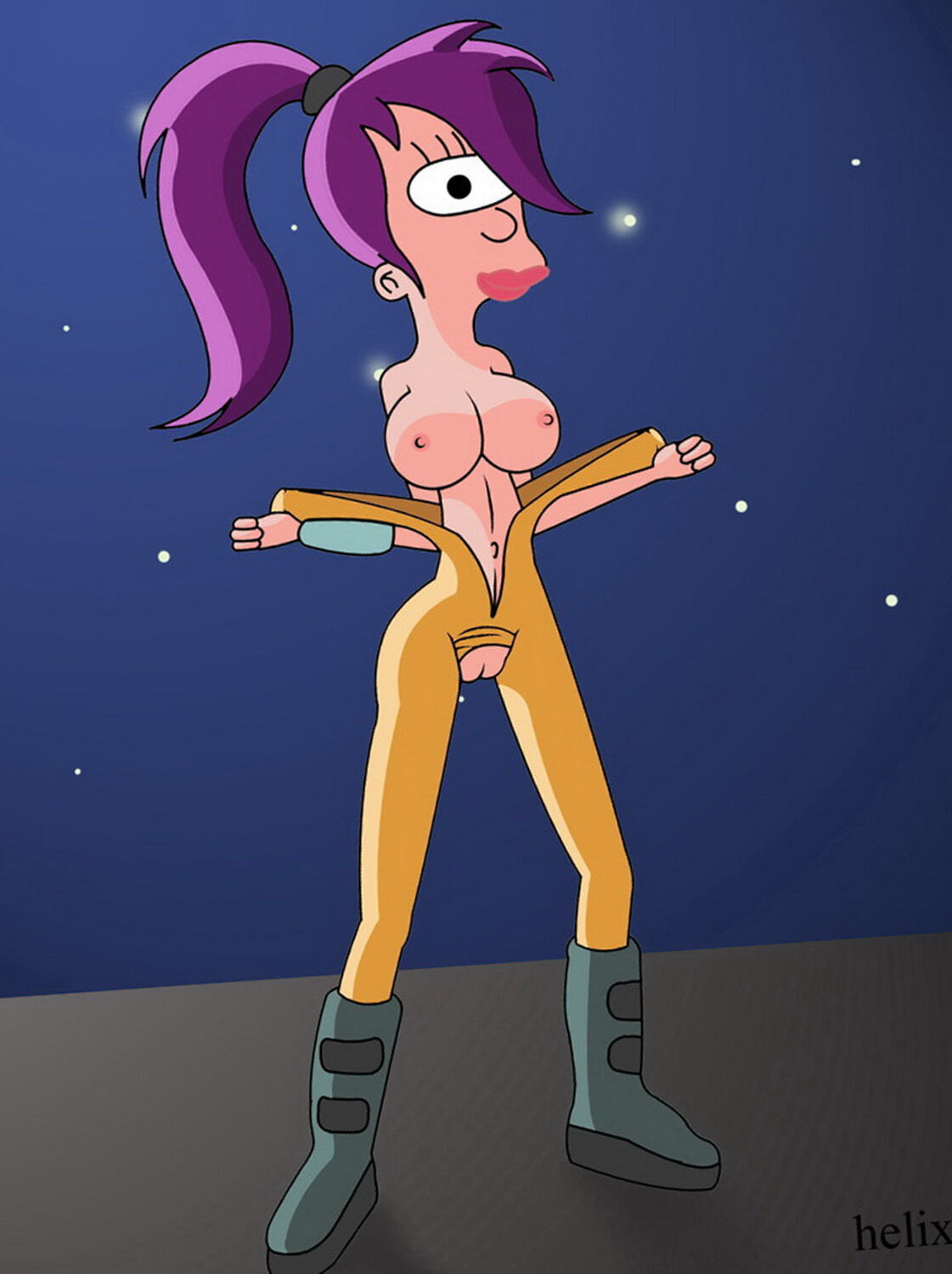 Turanga Leela XXX Hentai Drawing Uncensored