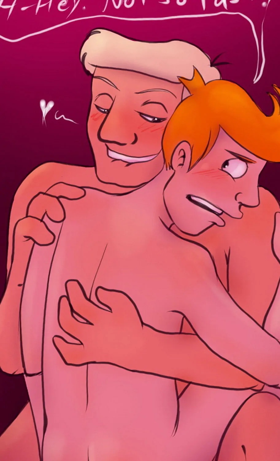 Zapp Brannigan and Philip J Fry Gay Anal Sex Nude