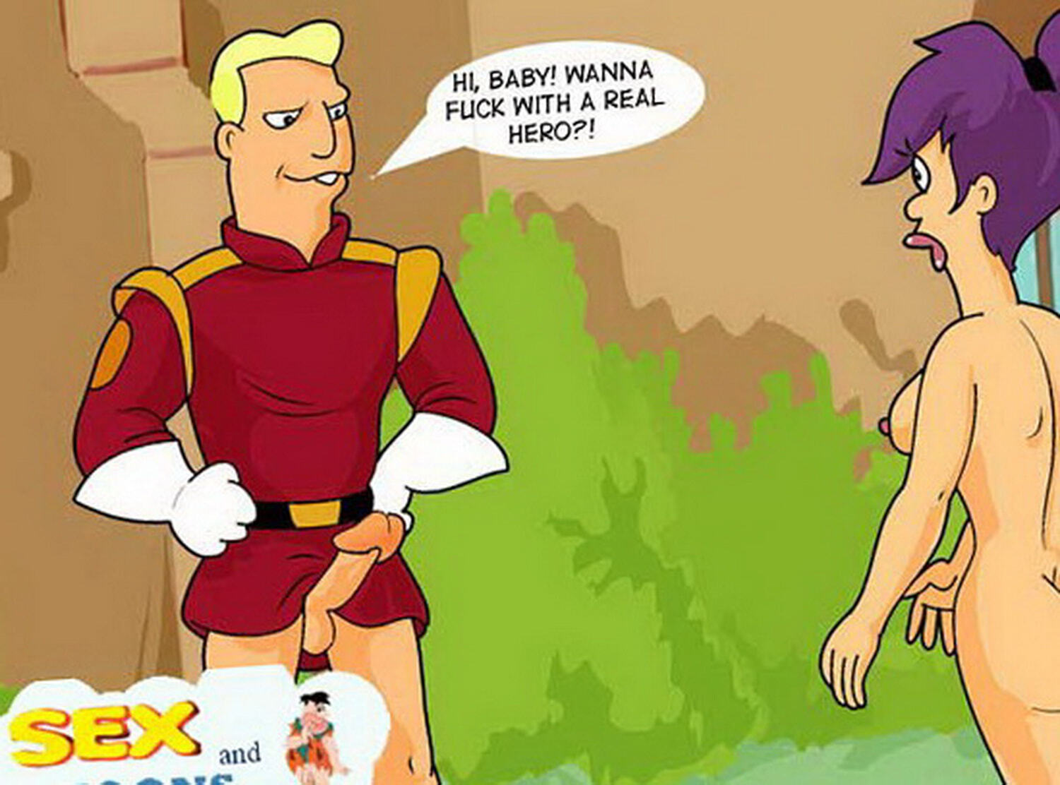 Zapp Brannigan and Turanga Leela Hentai XXX Free