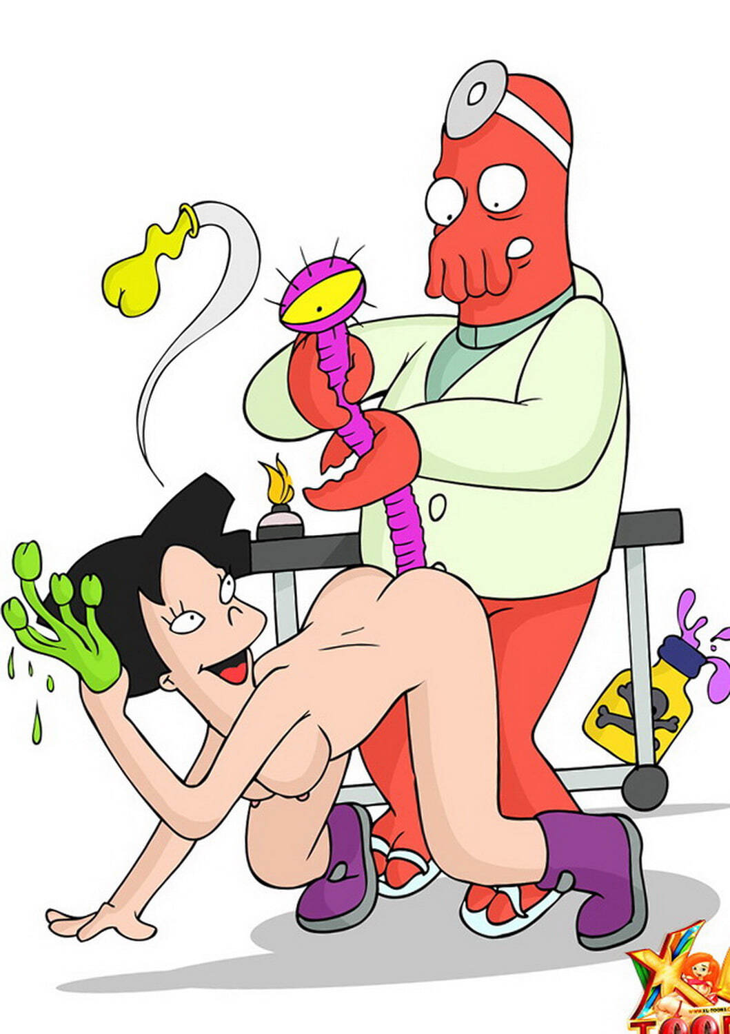 Zoidberg and Amy Wong Hentai XXX