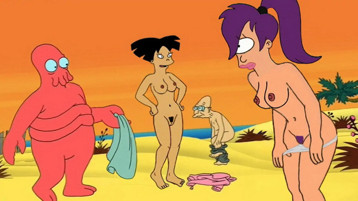 Zoidberg and Hubert J Farnsworth Hentai XXX