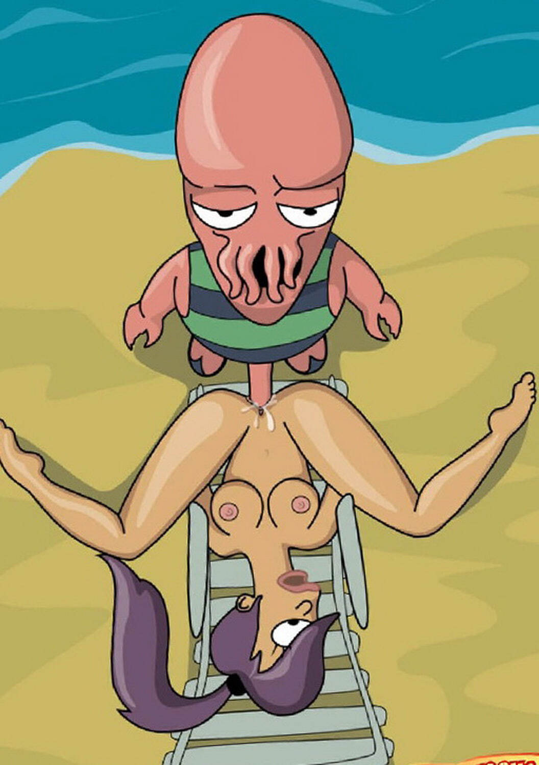 Zoidberg and Turanga Leela Hentai XXX R34