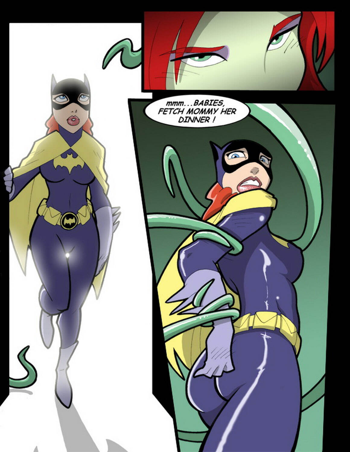 Justice League Batgirl Porn - Batgirl and Harley Quinn Female Only Tentacle < Your Cartoon Porn