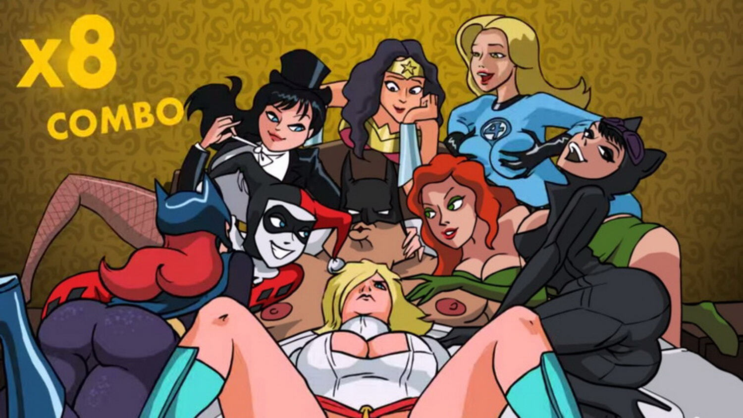 Batman Catwoman Batgirl Porn - Batman and Catwoman Grabbing Tits Big Breast Tits Blonde > Your Cartoon Porn
