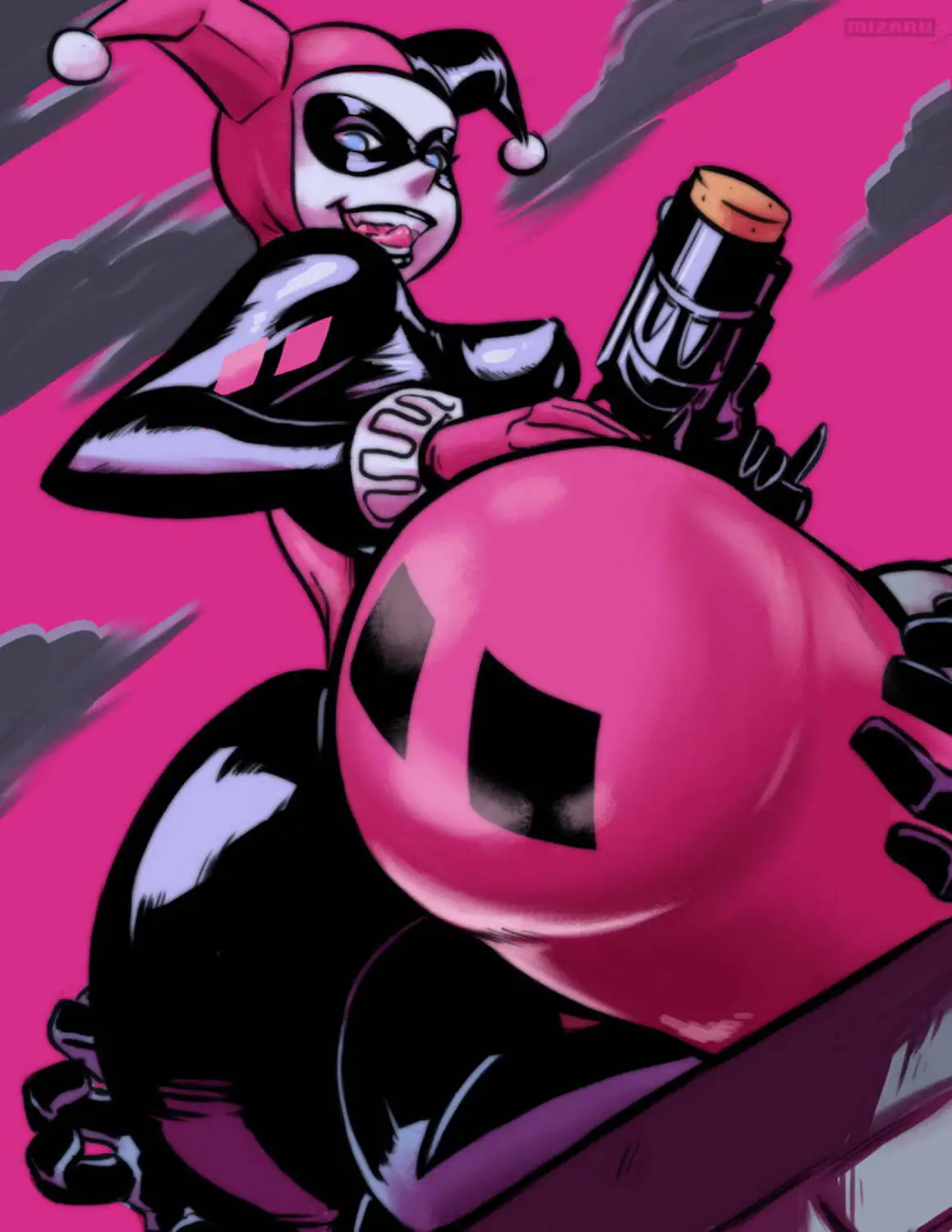 Batman and Harley Quinn Female On Top Huge Ass Femdom Curvy Tits