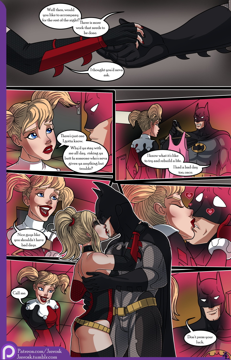 Bruce Wayne and Harleen Quinzel XXX Hentai