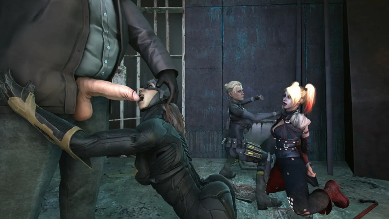 Cassie Cage and Barbara Gordon Tits Blonde Penis Oral