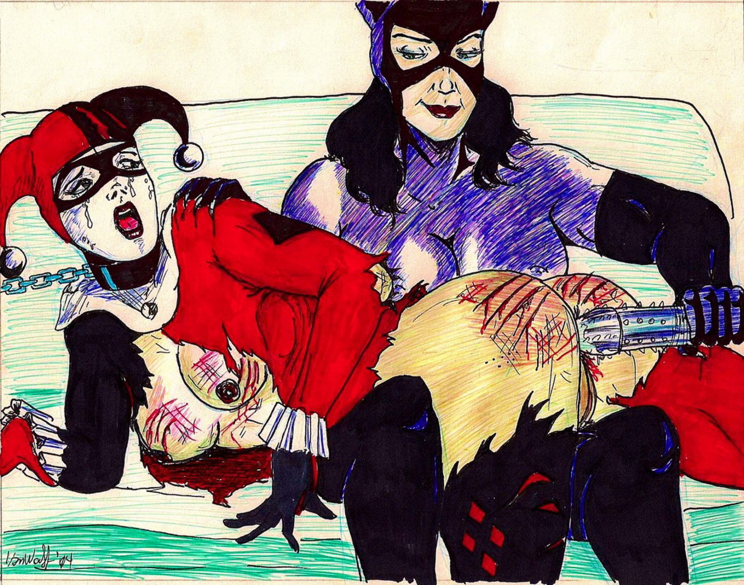 Catwoman and Harley Quinn Yuri Pics