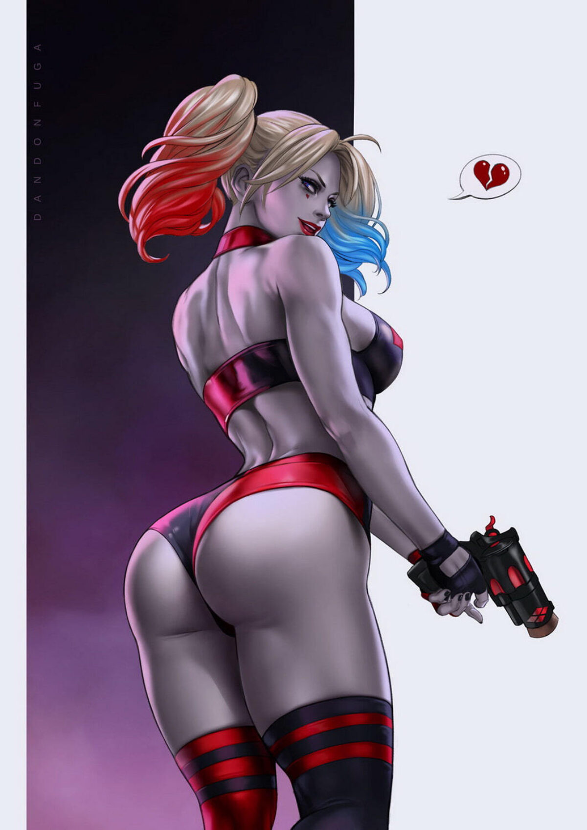 Harleen Quinzel and Harley Quinn Big Breast Blonde Nipples < Your Cartoon  Porn