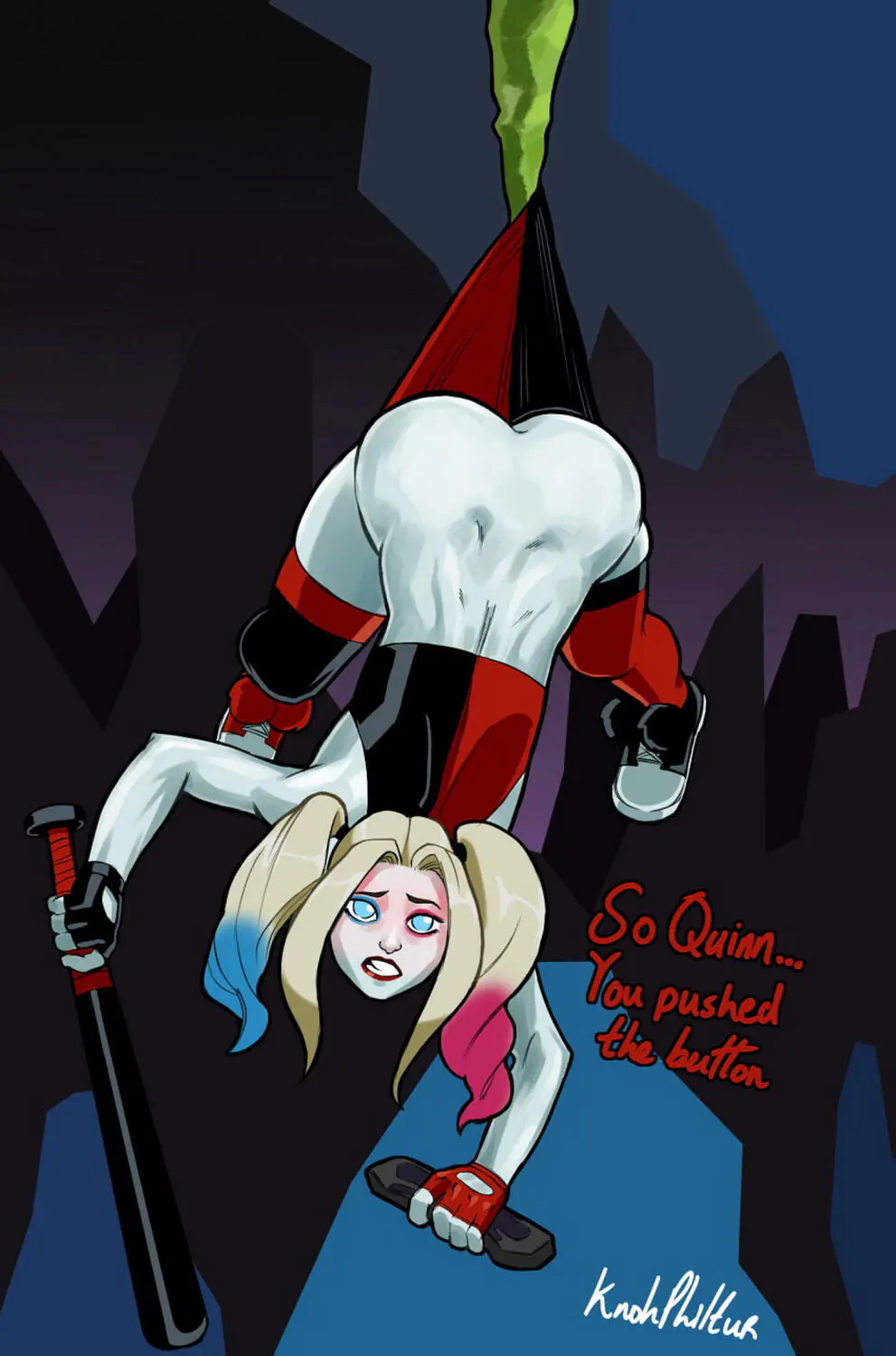 Harleen Quinzel and Harley Quinn Busty