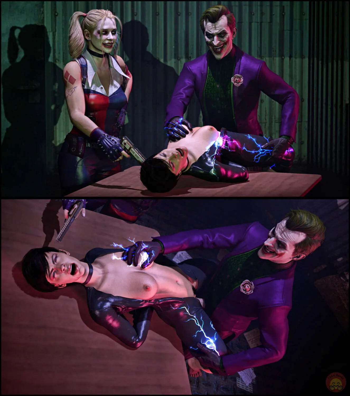 Harleen Quinzel and Selina Kyle Torture
