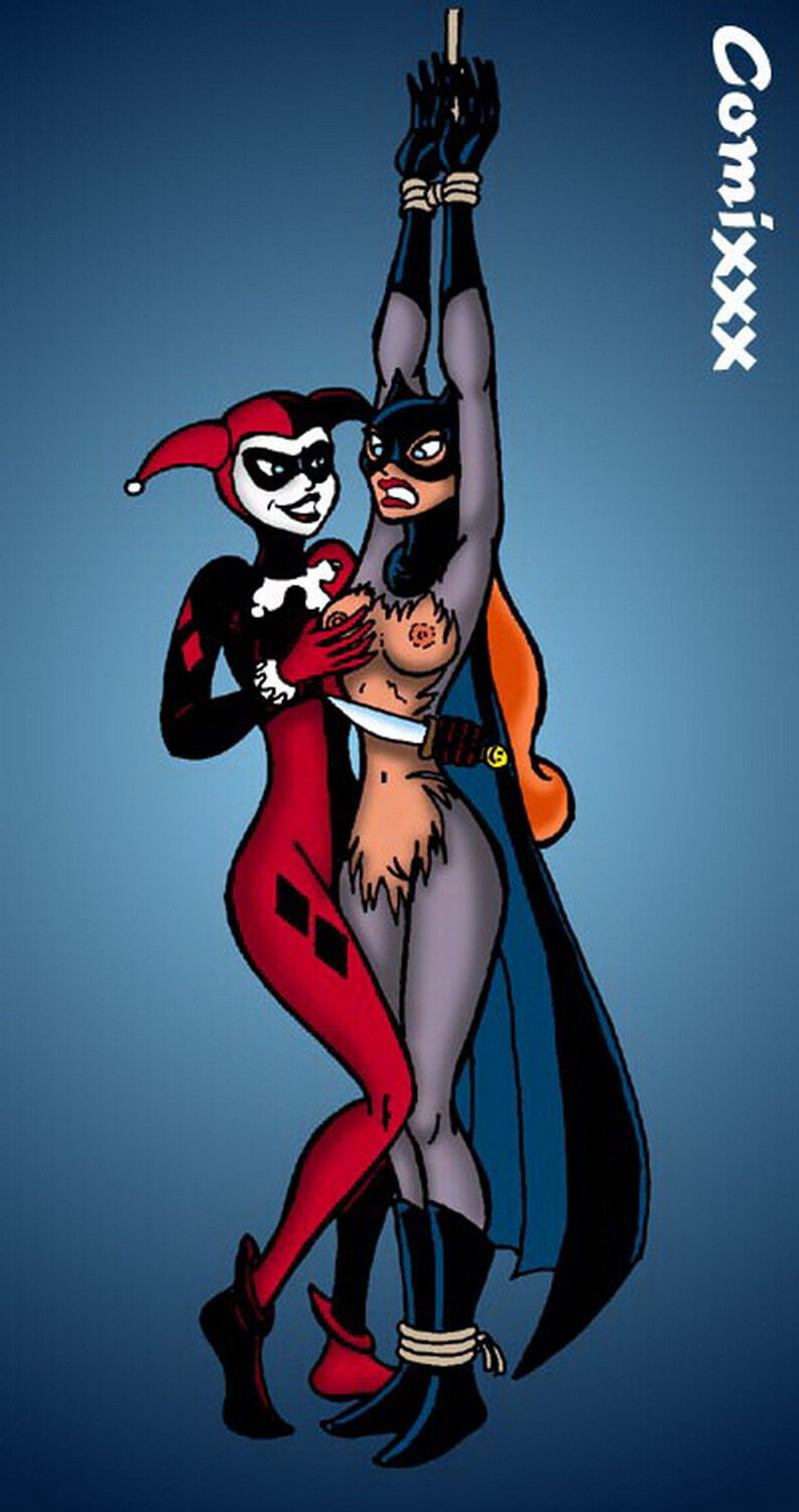 Harley Quinn and Barbara Gordon Female Only Yuri