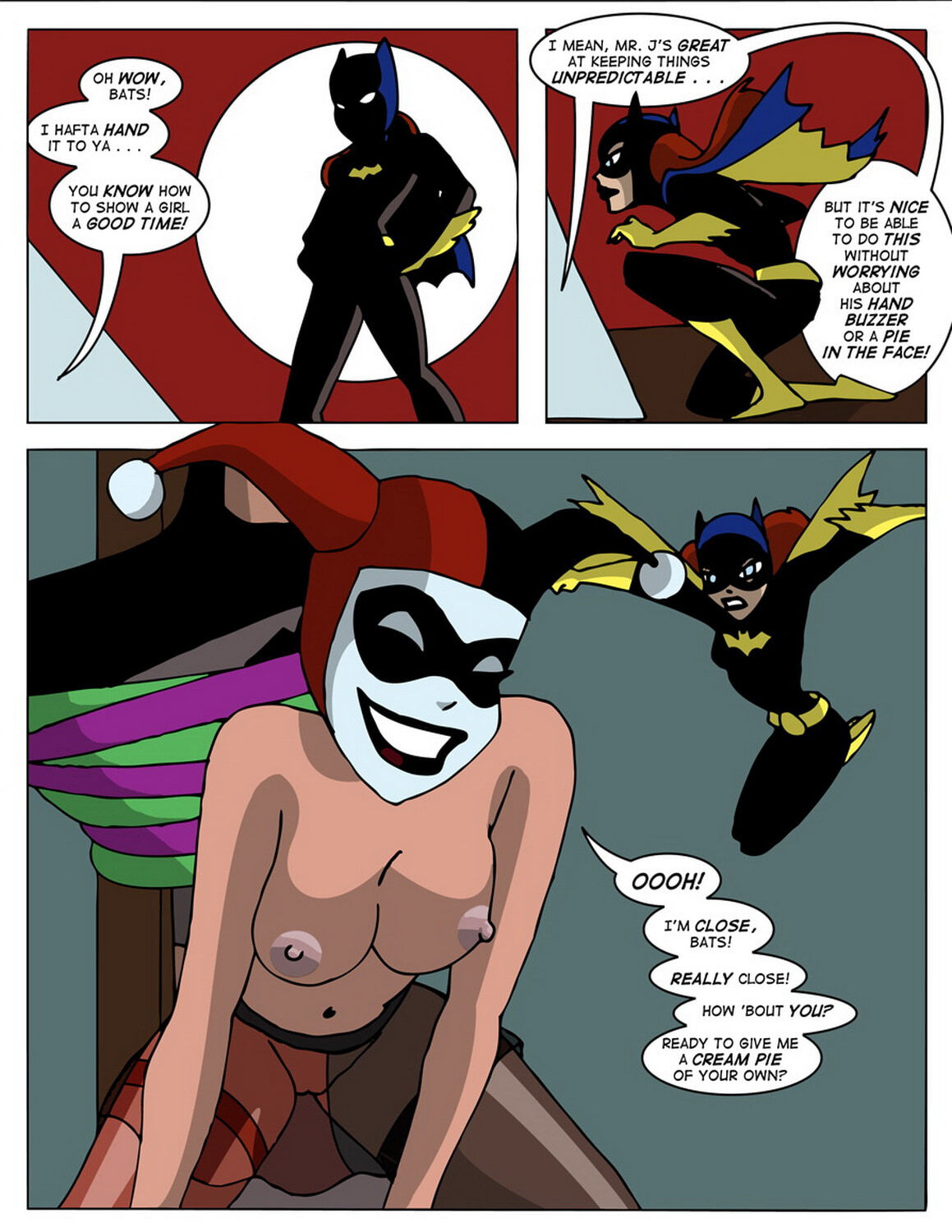 1159px x 1500px - Harley Quinn and Batgirl Hentai XXX > Your Cartoon Porn