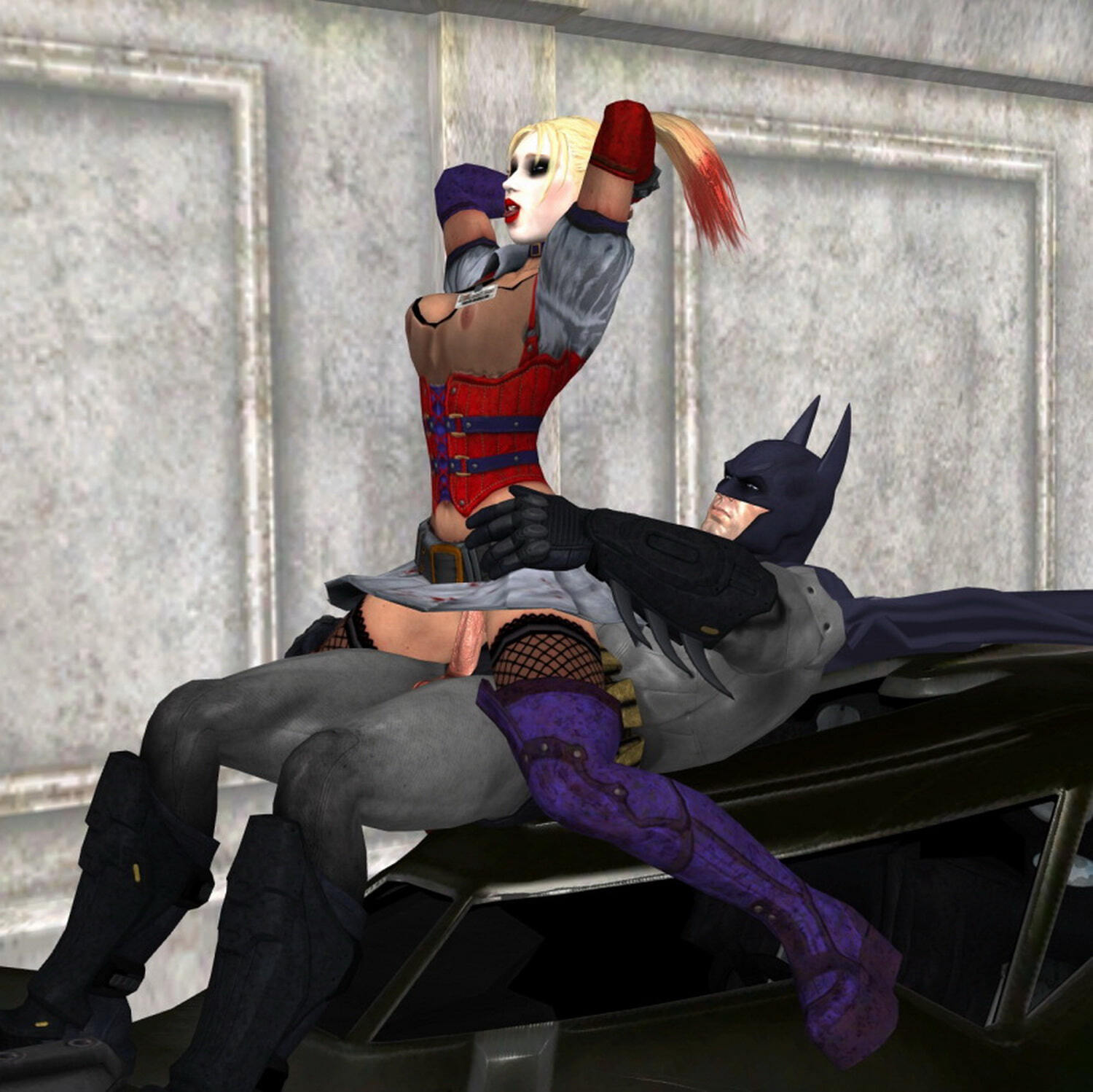 Harley Quinn and Batman XXX Hentai Hot