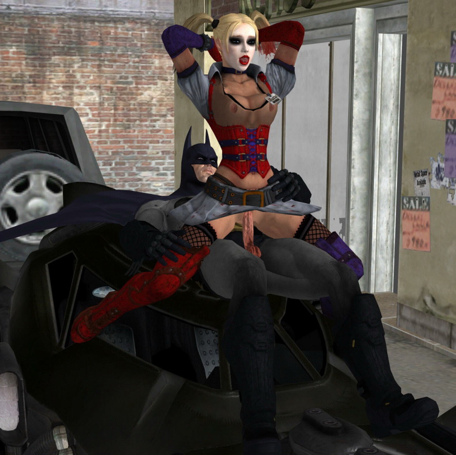 Harley Quinn and Batman XXX Hentai Hottest