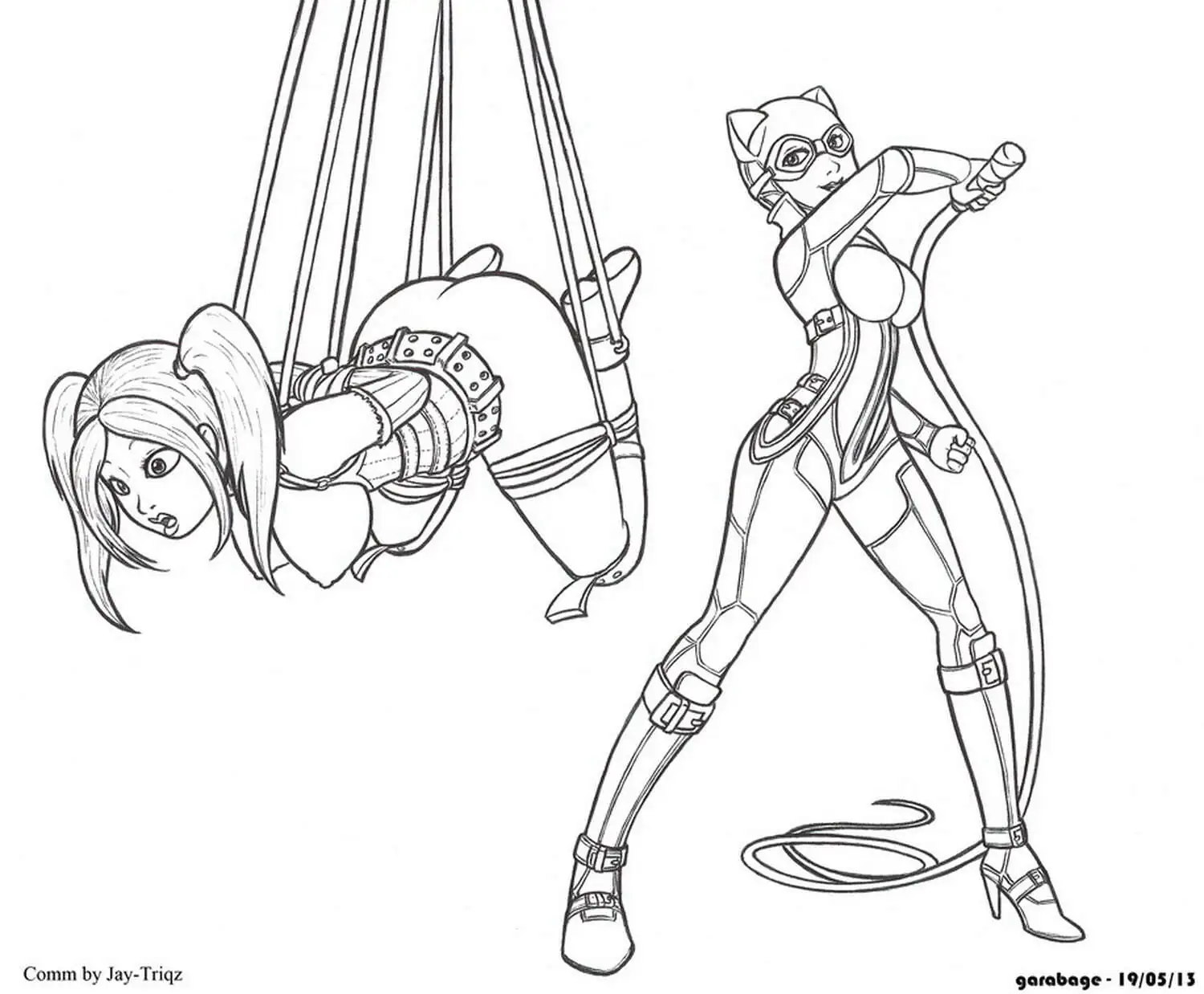 Catwoman Bondage